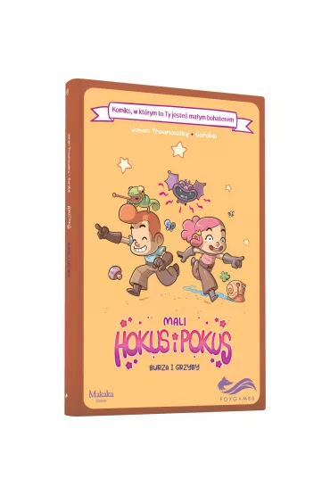Komiksy paragrafowe Mali Hokus i Pokus. Burza i grzyby. Komiks paragrafowy - Johan Troianowsky