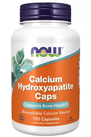 Now Foods Calcium Hydroxyapatite Hydroksyapatyt wapnia Suplement diety 120 kaps.