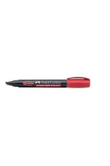 Faber-Castell Marker permanent 54-e czerwony �ci�ta ko�c�wka