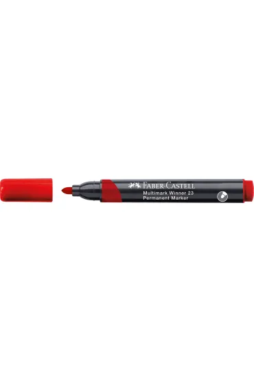 Faber-Castell Marker permanent 54-e czerwony �ci�ta ko�c�wka