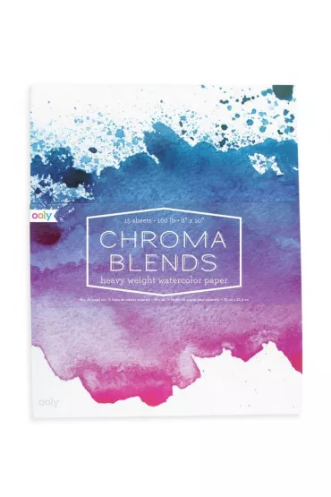 Kolorowe Baloniki Blok do malowania akwarelami Chroma Blends