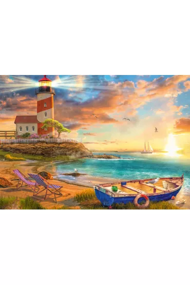 Puzzle 1000 el. PQ Zach�d s�o�ca nad zatok� 112740 Schmidt