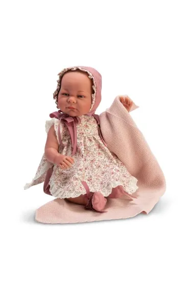 Lalka hiszpa�ska Reborn Mauren z kocykiem 46cm Asi