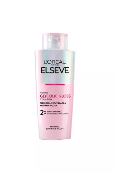 LOreal Paris Elseve Glycolic Gloss szampon rewitalizujcy przywracajcy blask wosom matowym 200 ml