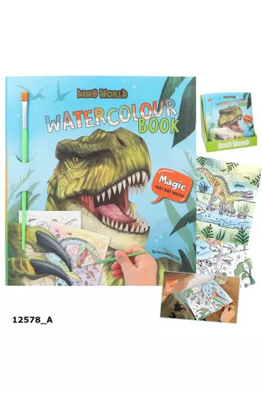 Zestaw kreatywny watercolour Dino World 12578A
