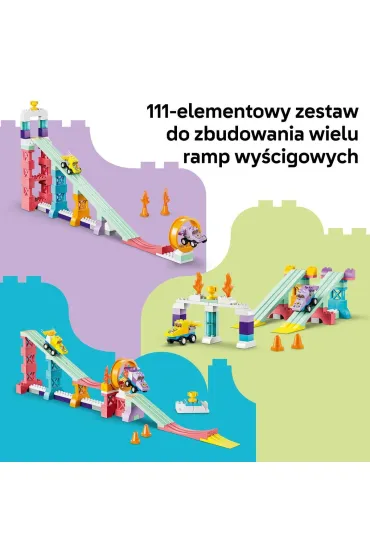 LEGO DUPLO Town Kreatywne rampy 3 w 1 z pojazdami 10478