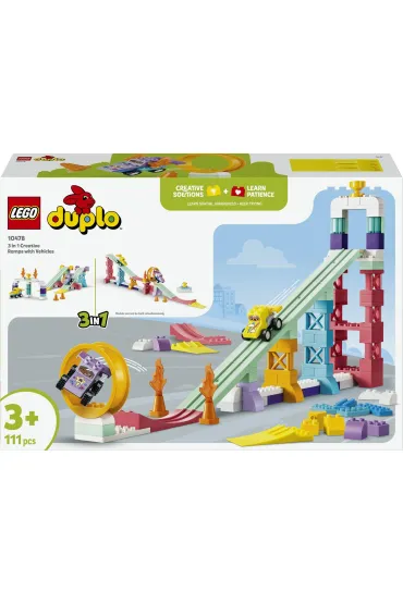LEGO DUPLO Town Kreatywne rampy 3 w 1 z pojazdami 10478
