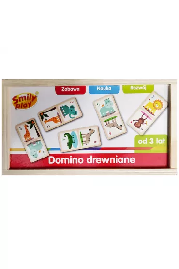 Domino drewniane Smily Play