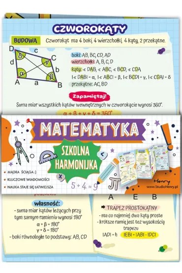 Henry �ci�ga harmonijka matermatyka - tr�jk�ty B6