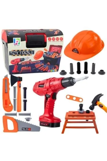 Zestaw majsterkowicza na baterie 55el LeanToys