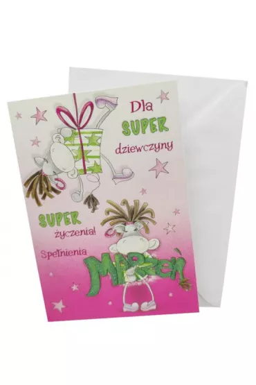 Verte Karnet z�oty Urodzinowy
