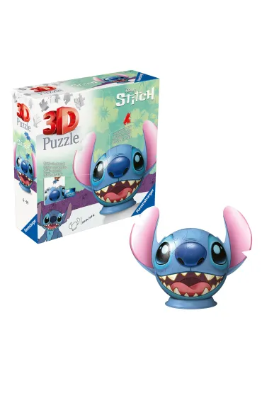 Puzzle Kula 77 el. 3D Disney Stitch Ravensburger
