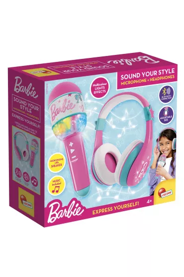 Barbie S�uchawki i mikrofon Lisciani
