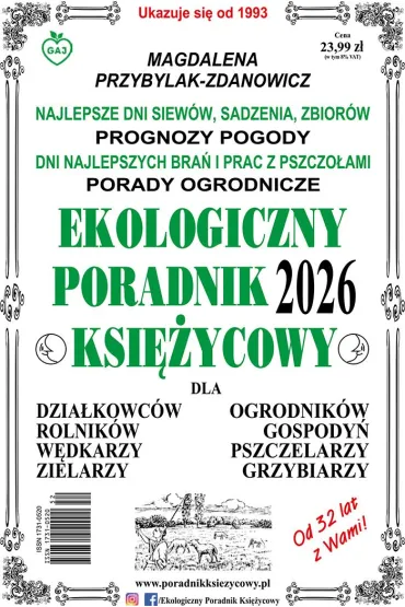 Ekologiczny poradnik ksi�ycowy 2026 - Magdalena Przybylak-Zdanowicz