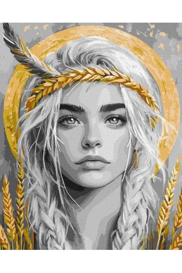 Ideyka Malowanie po numerach - K�oski we w�osach 40x50cm