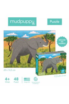 Puzzle mini So afrykaski 4+ Mudpuppy