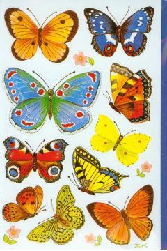 Avery Zweckform Naklejki papierowe - Motyle