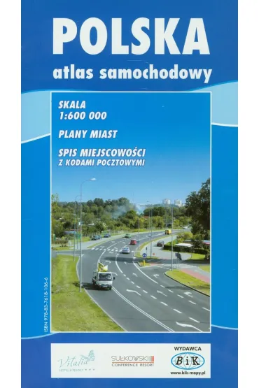 Atlas samochodowy Polska 1:600 000