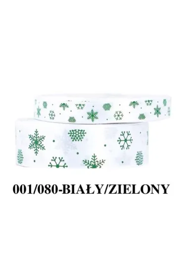 Pogotowie Florystyczno �lubne Wst��ka satynowa �nie�ynki 12mm/22mb