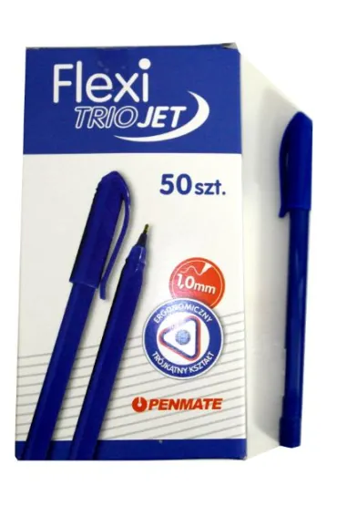 Penmate D�ugopis Flexi Trio Jet w opakowaniu 50 szt.