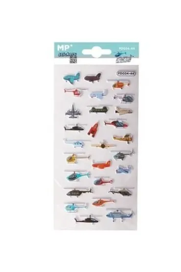 Mp Main Paper Naklejki 3D samoloty i helikoptery