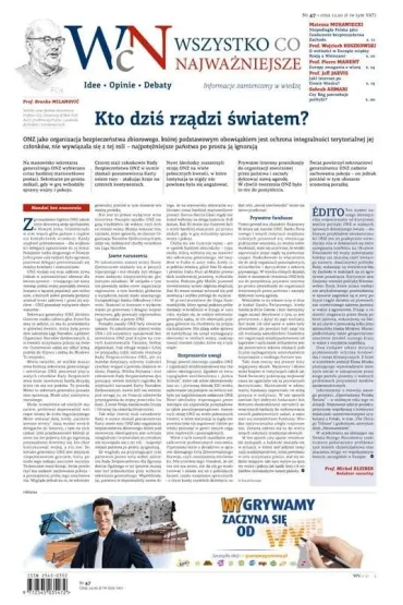 Wszystko, co Najwa�niejsze nr 47 - Red Micha�  Kleiber