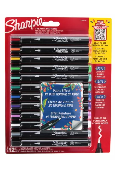 Sharpie Markery artystyczne 12 szt.