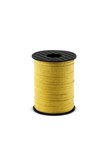 PartyDeco Wst��ka plastikowa z�oty 5mm/225m