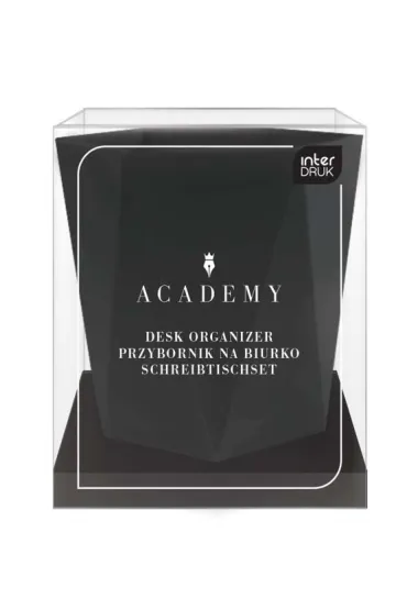 Przybornik na biurko Academy Czarny