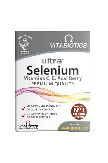 Vitabiotics Ultra Selenium suplement diety 30 tab.