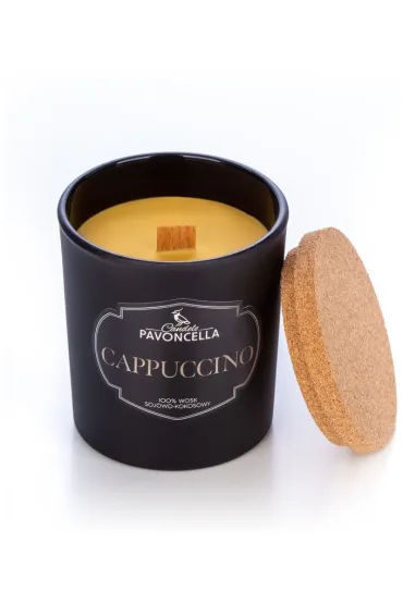 Pavoncella �wieczka sojowa Cappuccino czarna 135 g
