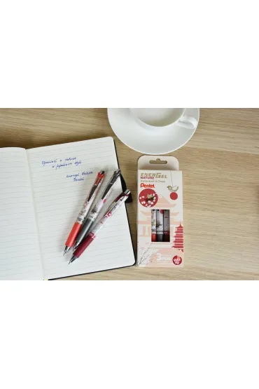 Pentel PIORO K GEL 0.7 GR 3SZT NIEB BL77-NA PEN NAT DR