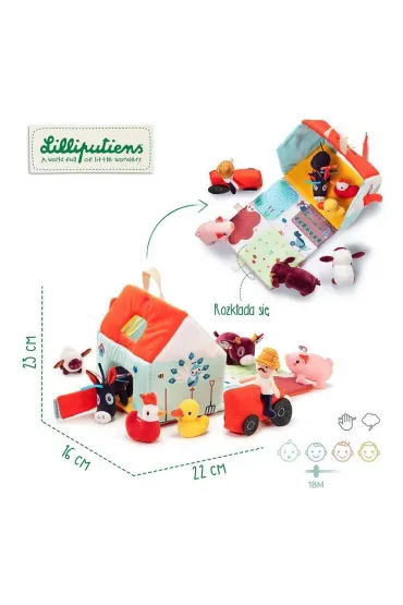 Rozk�adany domek Farma Lilliputiens