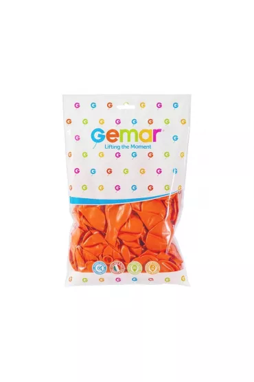 Gemar Balony pastel pomara�czowe 100 szt.