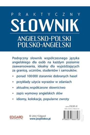 Praktyczny s�ownik angielsko-polski polsko-angielski - Patryk �api�ski