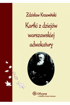 eBook Kartki z dziejw warszawskiej adwokatury pdf