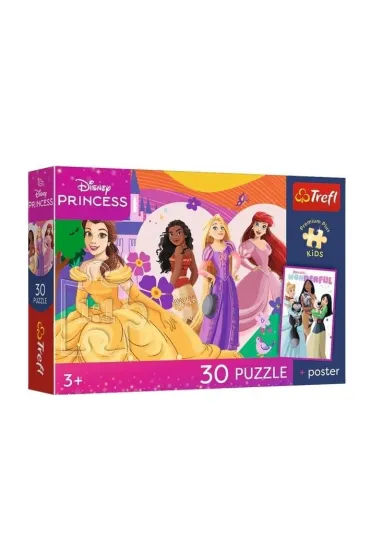 Puzzle 30el Premium Ksi�niczki i przyjazn TREFL 18342