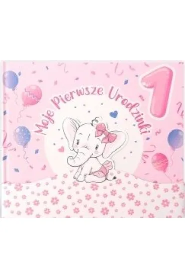 Album A4 Roczek, r�owy s�onik U/001