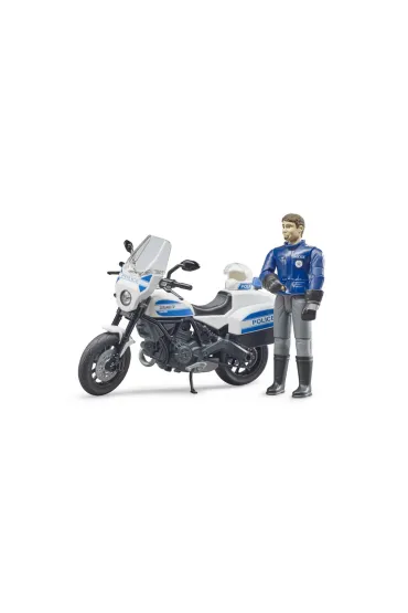 Policjant na motocyklu Scrambler Ducati Ata