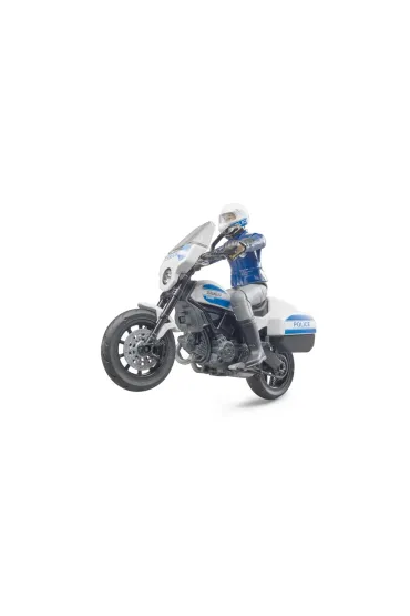 Policjant na motocyklu Scrambler Ducati Ata