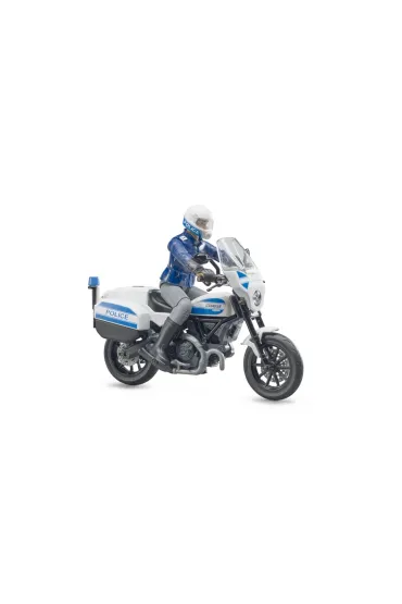 Policjant na motocyklu Scrambler Ducati Ata