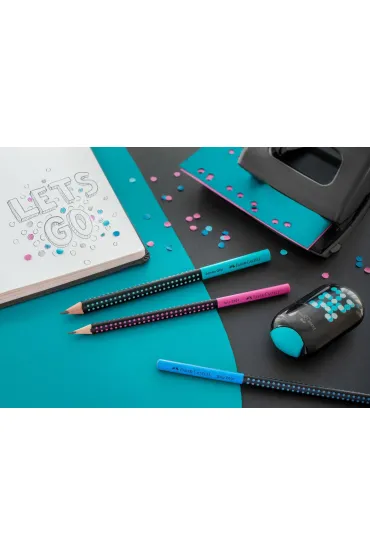 Faber-Castell O��wek Grip 2001 Two Tone - czarny/turkusowy (517012 FC)