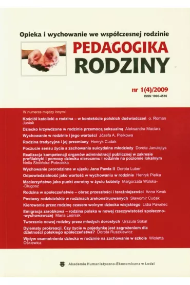 Pedagogika rodziny 1(4)/2009
