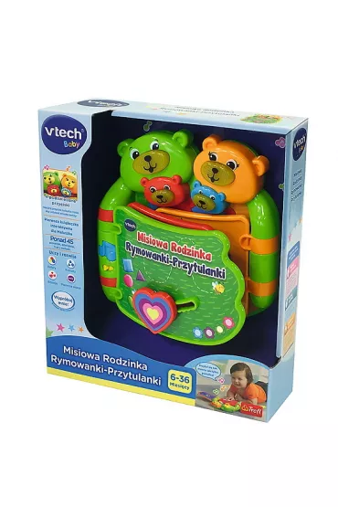 Vtech Baby Misiowa Rodzinka Rymowanki-przytulanki Trefl