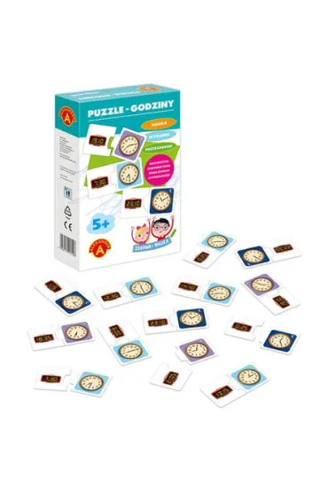 Puzzle Zabawa i nauka. Godziny Alexander