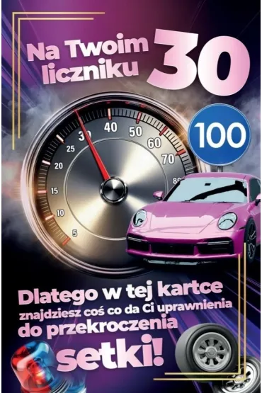 Yeku Karnet Prawo Jazdy 30 urodziny damskie
