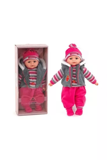 Lalka bobas �piewa i m�wi po polski 35cm Adar