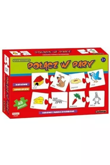 Puzzle edukacyjne 50 el. Po��cz w pary Sellmar