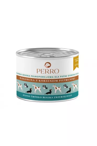 Perro Woowina z korzeniem pietruszki karma mokra dla psw dorosych 410 g
