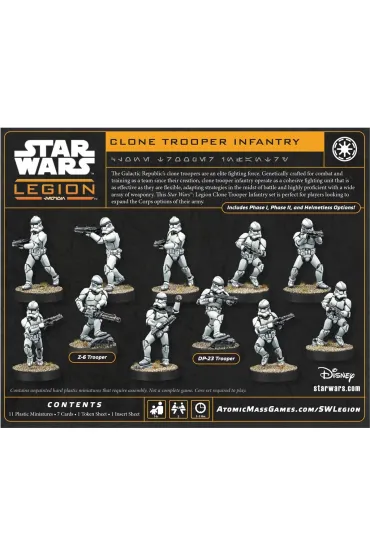 Star Wars Legion 2.0: Clone Troopers Infantry Atomic Mass Games